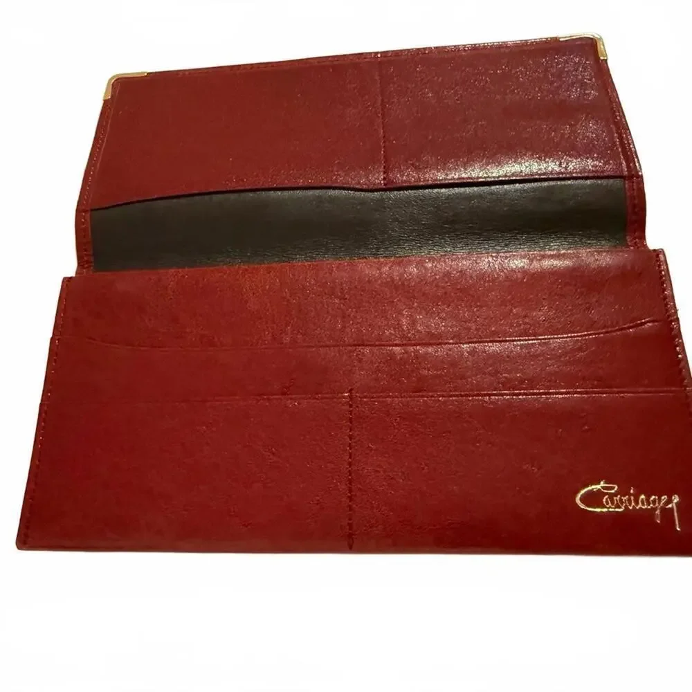 Carriage 1978 Red Leather Wallet
